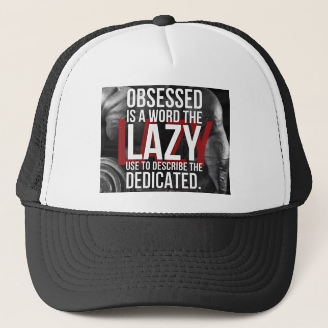 Gorra De Camionero Formación "Construcción de cuerpos" Gimnasio Motiv (Anverso)