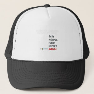 Gorra De Camionero Formación de entrenador de nivel de dificultad de