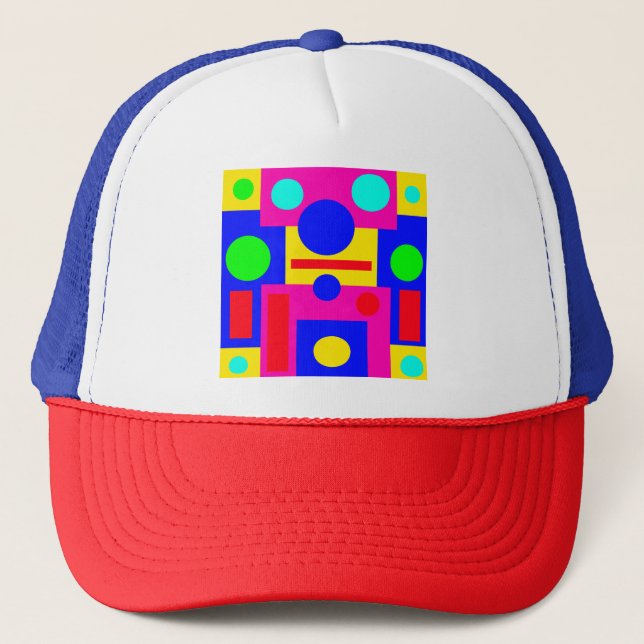 Gorra De Camionero Formas geométricas de color (Anverso)