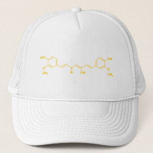 Gorra De Camionero Fórmula química molecular de Curcumin Turmérica
