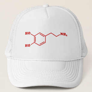 Gorra De Camionero Fórmula química molecular de dopamina