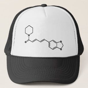 Gorra De Camionero Fórmula química molecular de pimienta negra