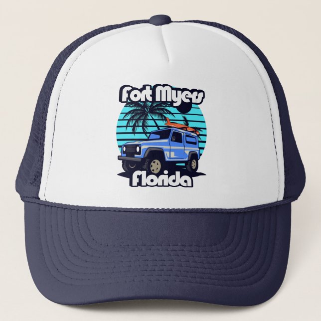 Gorra De Camionero Fort Myers Florida (Anverso)