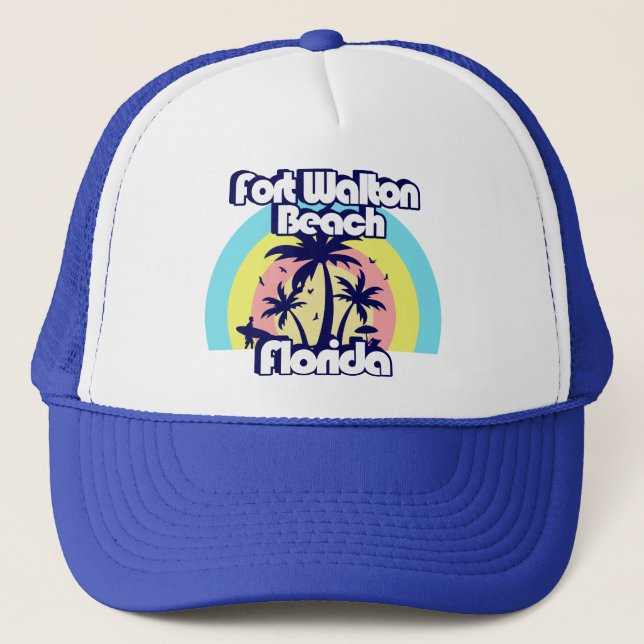 Gorra De Camionero Fort Walton Beach Florida (Anverso)