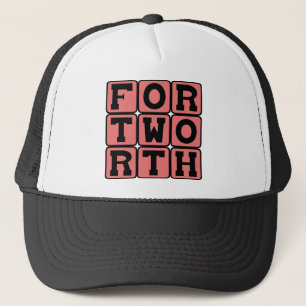 Gorra De Camionero Fort Worth, Texas Estados Unidos