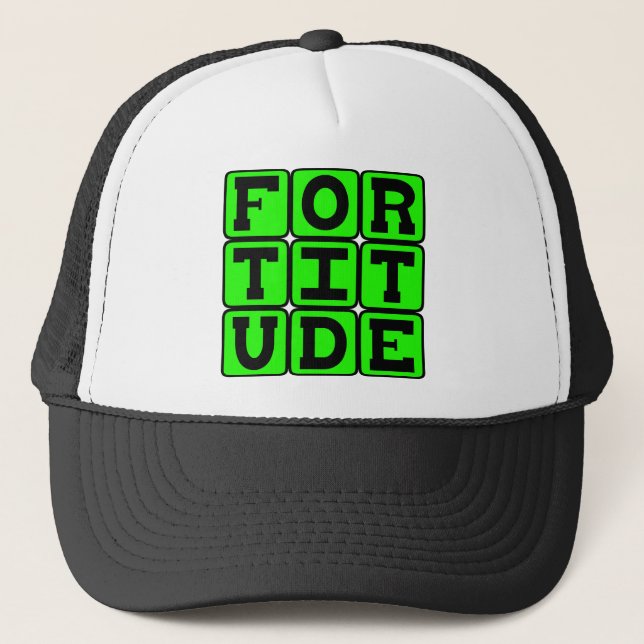 Gorra De Camionero Fortaleza, Motivacional (Anverso)