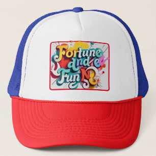Gorra De Camionero "Fortuna y diversión"