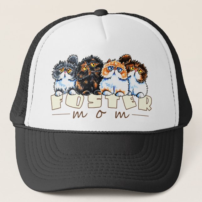 Gorra De Camionero Foster Cat Mom (Anverso)