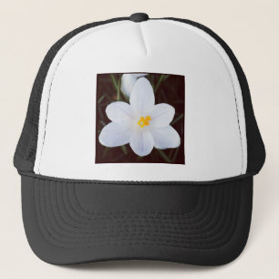 Gorra De Camionero Foto cuadrada - Crocus blanco