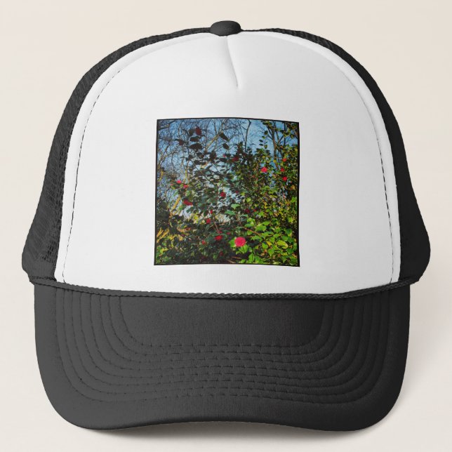 Gorra De Camionero Foto cuadrada - Magnolia Bush 01 (Anverso)