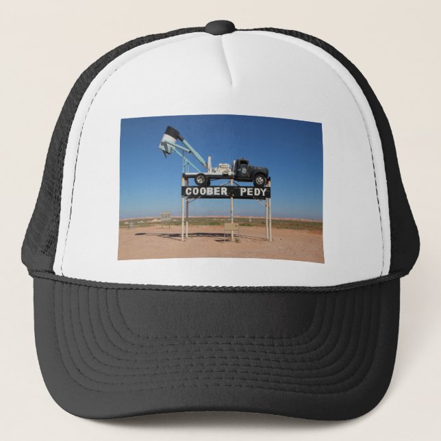 Gorra De Camionero Foto de Australia de recuerdo de Coober Pedy Outba (Anverso)