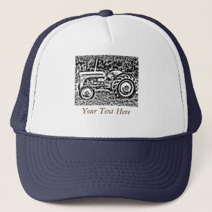 Gorra De Camionero Foto de camiseta con tractor de fergison Gray Vint