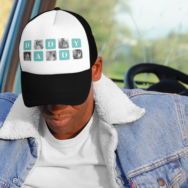 Gorra De Camionero Foto de colección moderna Regalo del Día de los Pa (Subido por el creador)