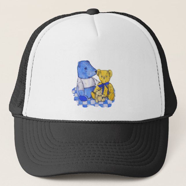 Gorra De Camionero foto de oso de peluche lindo (Anverso)