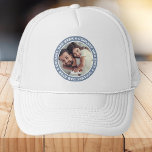 Gorra De Camionero Foto de Personalizado moderno del padre más frío d<br><div class="desc">Este diseño sencillo y moderno se compone de una tipografía de suero y añade una foto personalizado.</div>