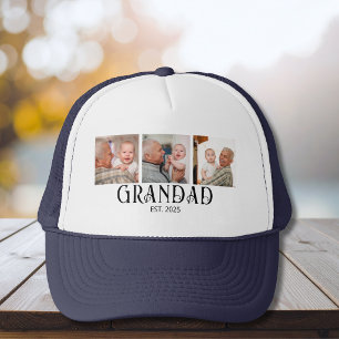 Gorra De Camionero Foto del Abuelo Estableció la Escritura Moderna 3