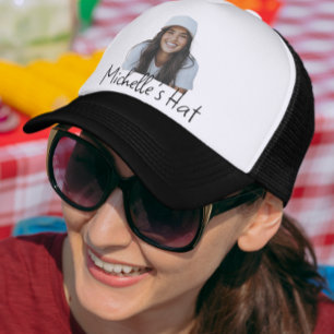 Gorra De Camionero Foto Nombre Personalizado Personalizada