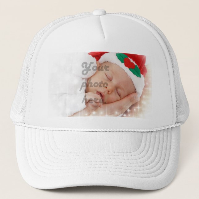 Gorra De Camionero Foto personalizada (Anverso)