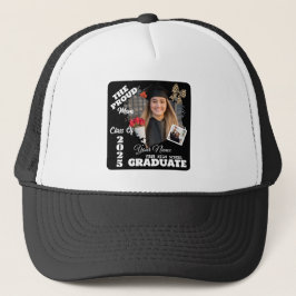 Gorra De Camionero Foto personalizada, orgullosa madre de un graduado