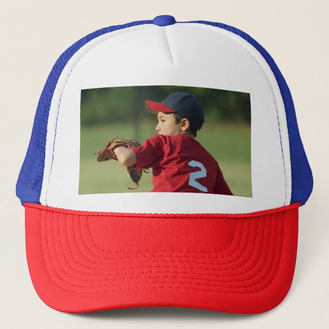Gorra De Camionero Foto Personalizada Personalizada (Anverso)
