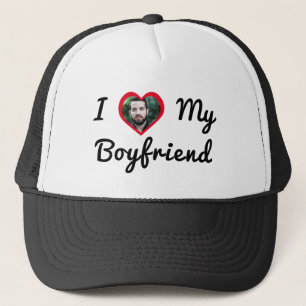 Gorra De Camionero Foto Personalizada Te Amo Mi Novio