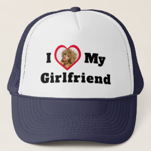 Gorra De Camionero Foto Personalizado personalizada que amo a mi novi