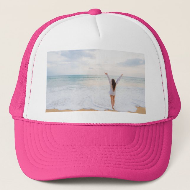 Gorra De Camionero Foto personalizado Regalo personalizado, Moda para (Anverso)