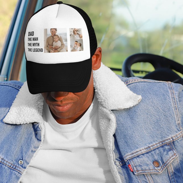 Gorra De Camionero Fotografía de Collage moderna | Regalo de papá (Subido por el creador)