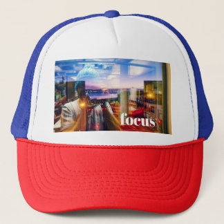 Gorra De Camionero Fotógrafo abstracto del amanecer en la ciudad