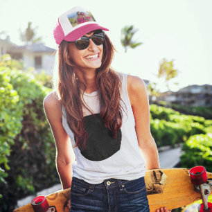 Gorra De Camionero Fotos de Corazón Rosa Caliente de Mejores Amigas