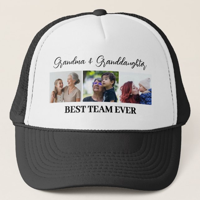 Gorra De Camionero Fotos del mejor equipo de Personalizados de la abu (Anverso)