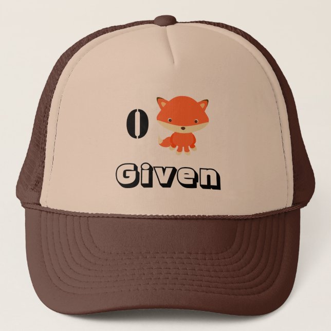 Gorra De Camionero Fox cero dado (Anverso)