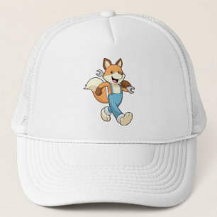 Gorra De Camionero Fox como mecánico con llave