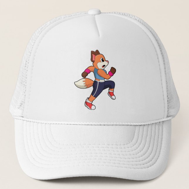 Gorra De Camionero Fox en carrera (Anverso)