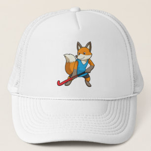 Gorra De Camionero Fox en hockey con bate de hockey