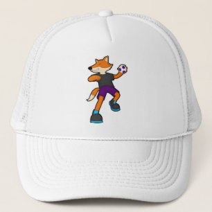 Gorra De Camionero Fox en jugador de balonmano con balonmano