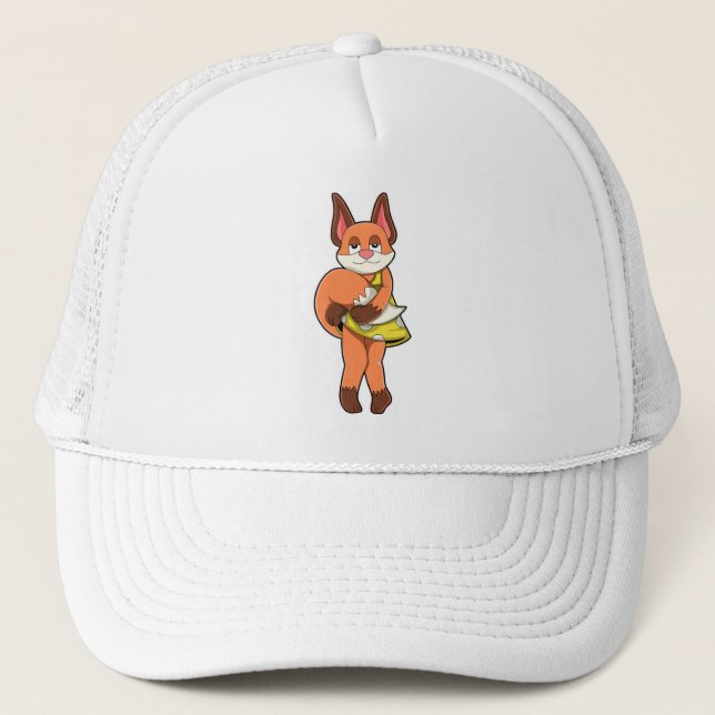 Gorra De Camionero Fox Female con falda (Anverso)