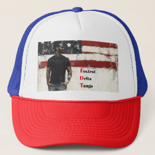 Gorra De Camionero Foxtrot Delta Tango Trucker Hat