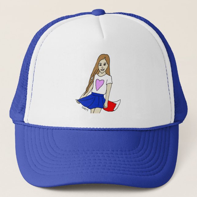 Gorra De Camionero foxy girl  (Anverso)