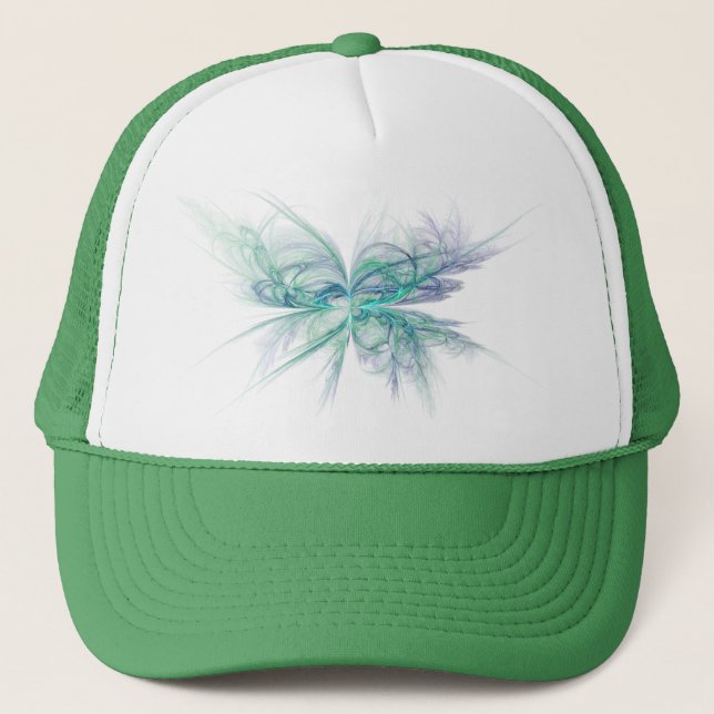 Gorra De Camionero Fractal de la energía psíquica (Anverso)