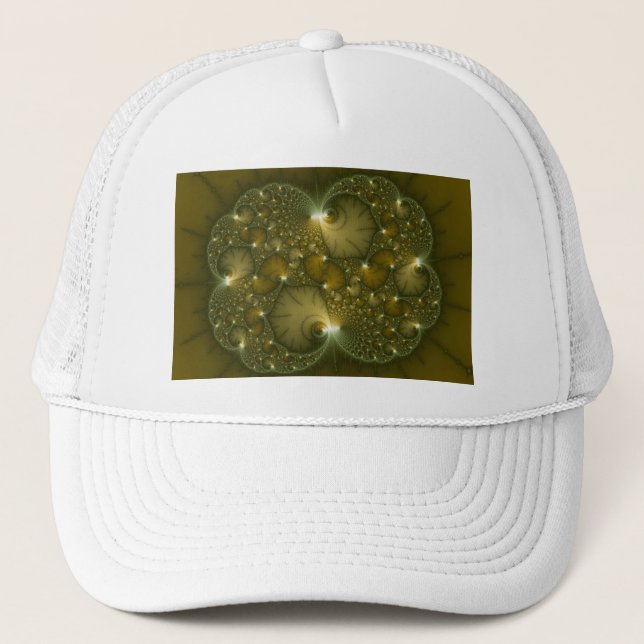 Gorra De Camionero Fractales De Gro Fácil (Anverso)
