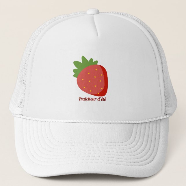 Gorra De Camionero Fraise Fraîcheur d'été (Anverso)