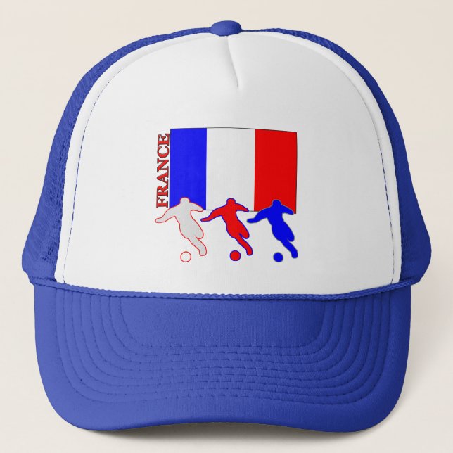 Gorra De Camionero Francia del fútbol (Anverso)