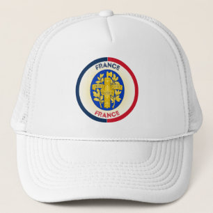 Gorra De Camionero Francia: Forma de círculo del escudo de armas