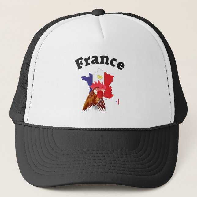 Gorra De Camionero Francia France cía de fra Cap (Anverso)