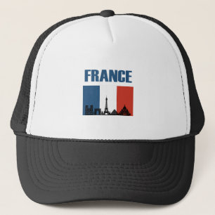 Gorra De Camionero Francia Viaje - Bandera Francesa de la Línea Aérea