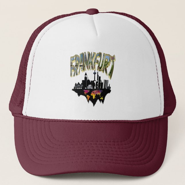 Gorra De Camionero Frankfurt, Ciudad de Ideas (Anverso)