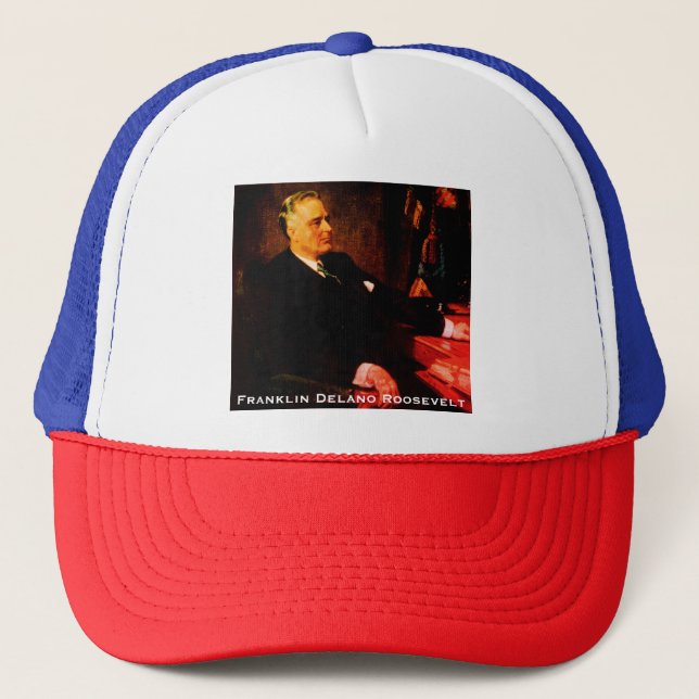 Gorra De Camionero Franklin D. Roosevelt, presidente de FRD American (Anverso)