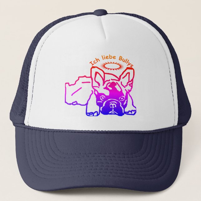 Gorra De Camionero Französische Bulldogge Kappe (Anverso)