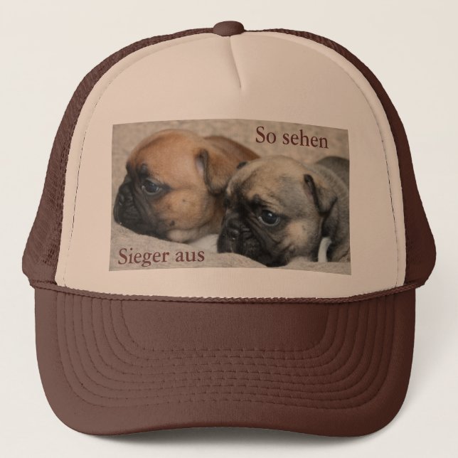 Gorra De Camionero Französische Bulldoggen Kasse Cap (Anverso)